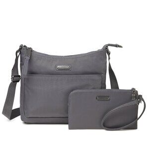 NWT Baggallini Greenwich Crossbody - Gray